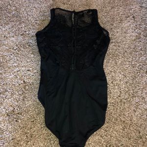 Black Bloch dance leotard
